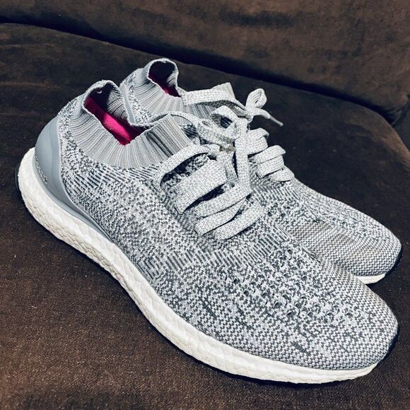 Mint Condition Grey White Ultraboost Ultra Boost Uncaged Womens 9.5 US 42 EUR - Picture 1 of 8